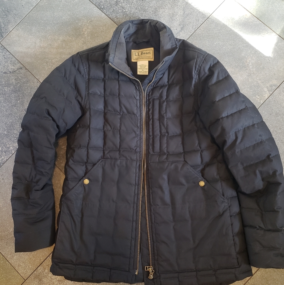 L.L. Bean Women's Dark Gray Puffer Coat